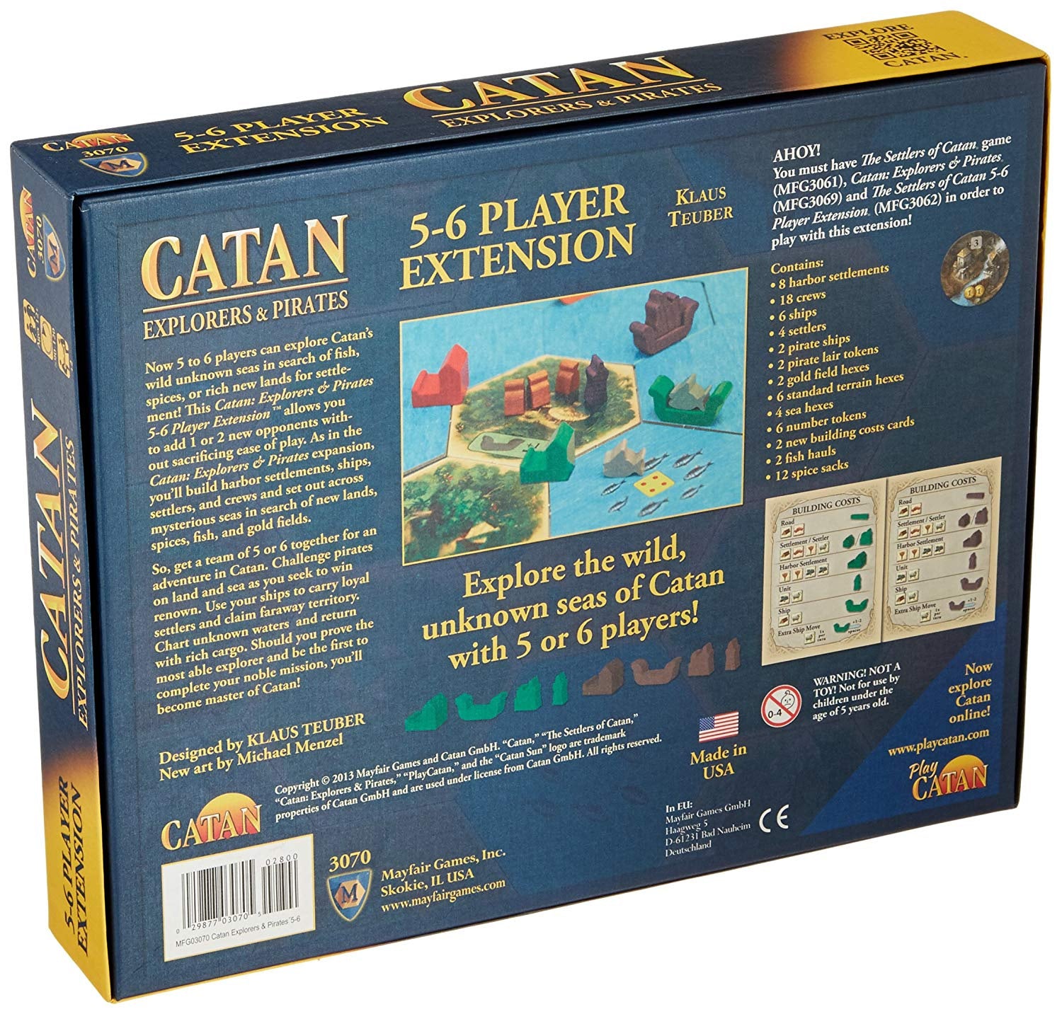 Catan Explorers and Pirates 5-6 Player Extension - Duel Kingdom