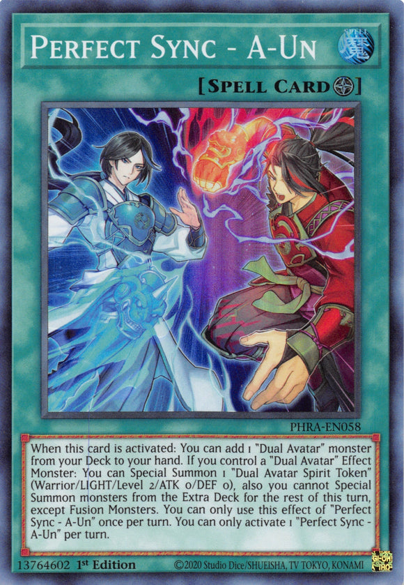 Perfect Sync - A-Un [PHRA-EN058] Super Rare