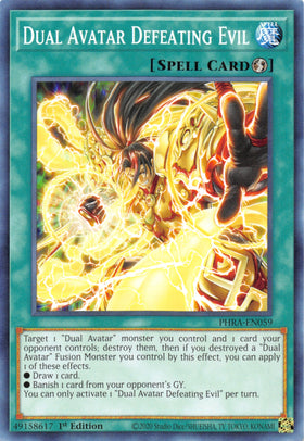 Dual Avatar Defeating Evil [PHRA-EN059] Common