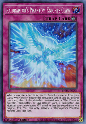 Raidraptor's Phantom Knights Claw [PHRA-EN069] Super Rare