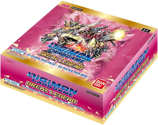 Digimon TCG: Great Legend Booster Box BT04 - Duel Kingdom