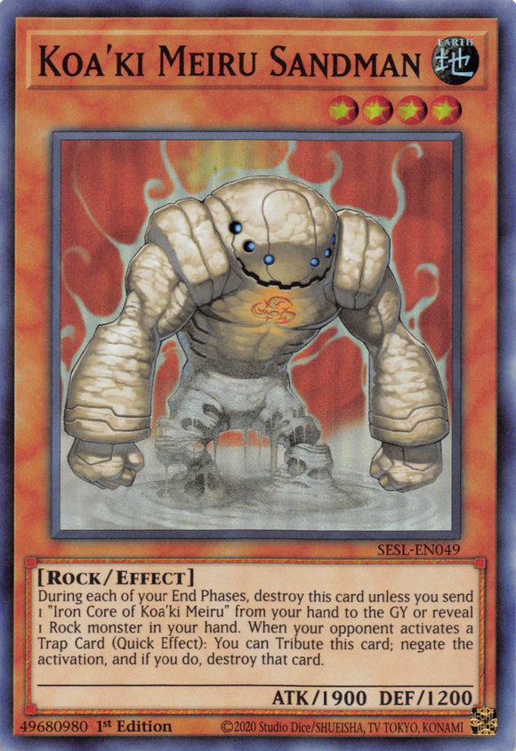 Koa'ki Meiru Sandman [SESL-EN049] Super Rare