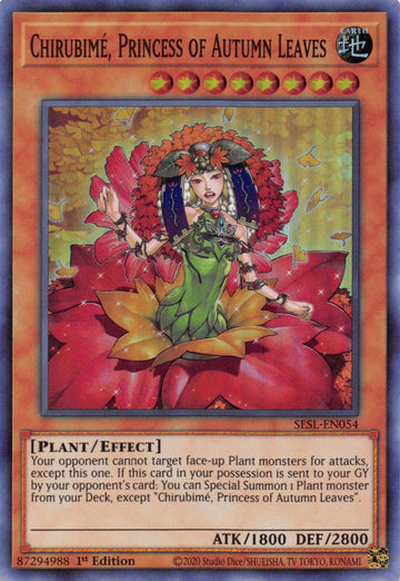 Chirubime, Princess of Autumn Leaves [SESL-EN054] Super Rare
