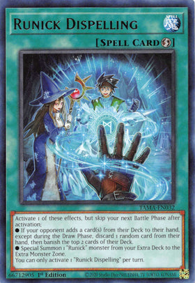 Runick Dispelling [TAMA-EN032] Rare